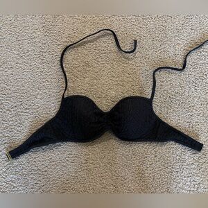 Victoria's Secret Black Strapless Bathing Suit